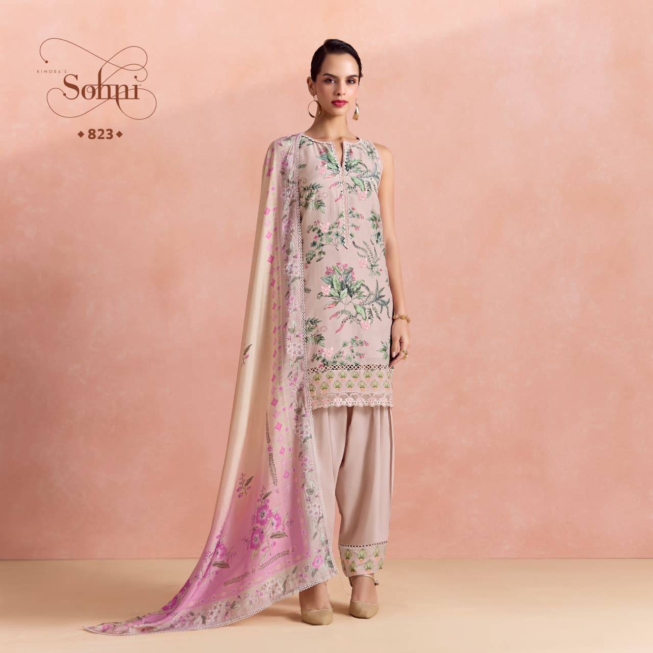 FERN By KIMORA SUIT 821 To 824 Series Indian Traditional Wear Pure Cotton dresses At Wholesale Price